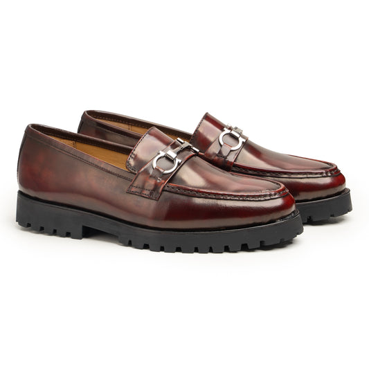 Maroon Loafers - Antonio