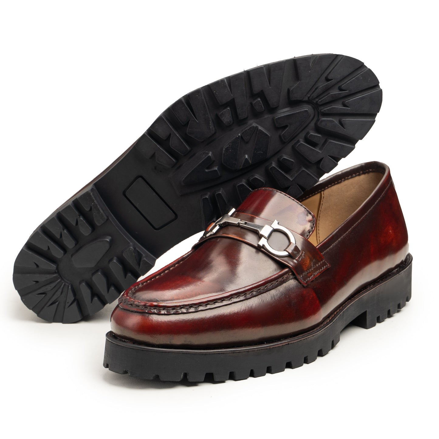 Maroon Loafers - Antonio