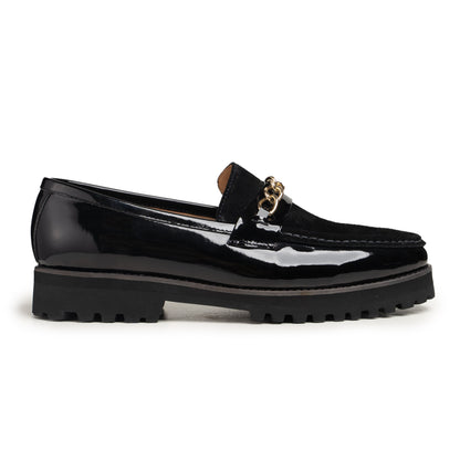 Black Patent Loafers - Antonio