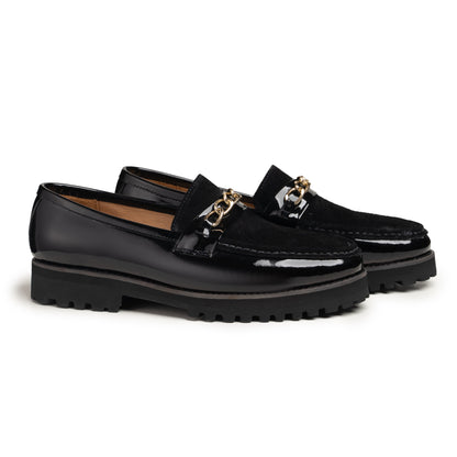 Black Patent Loafers - Antonio