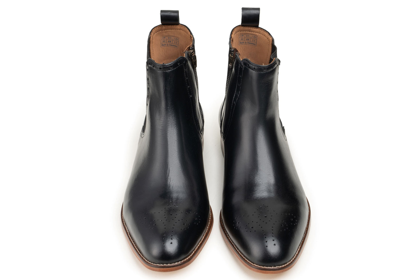 Black Midcut Chelsea Boots - Vittorio